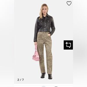 Kooples Leopard Print Pants- 25